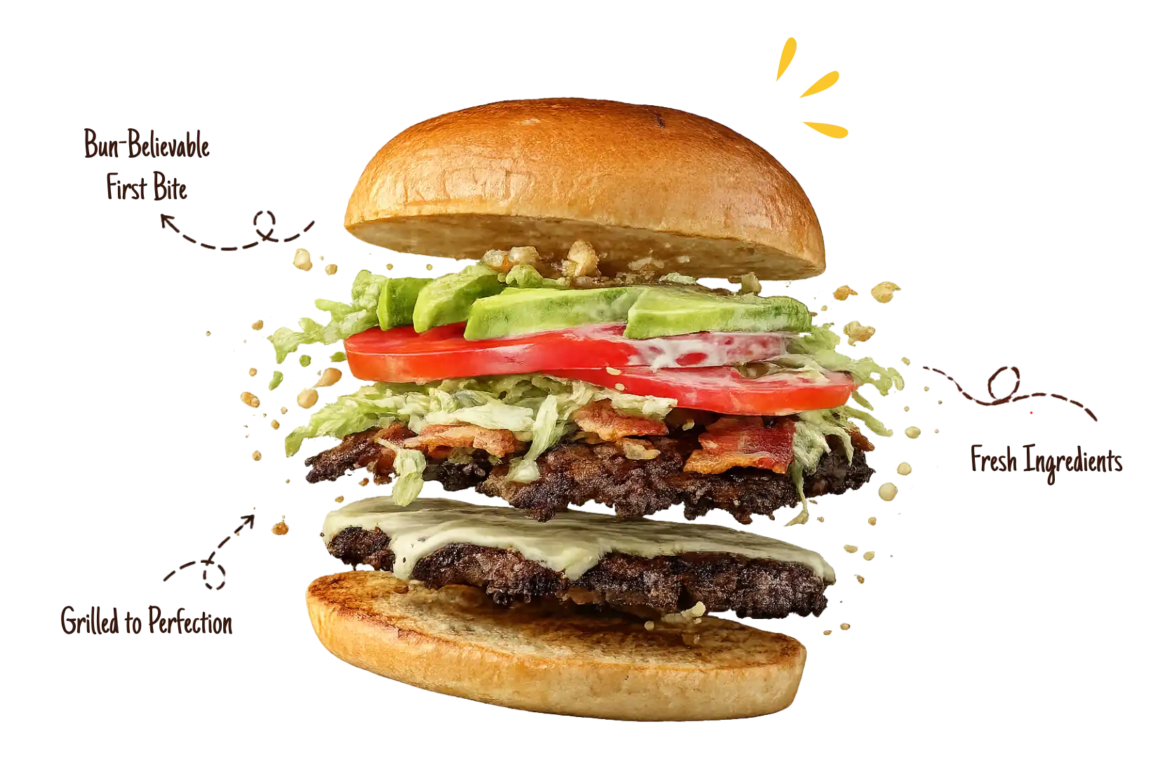 ECB Beef Burger Graphics