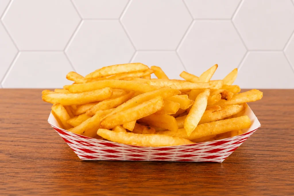 Large Fries Sides: Large serving of golden, crispy French fries served fresh and hot.