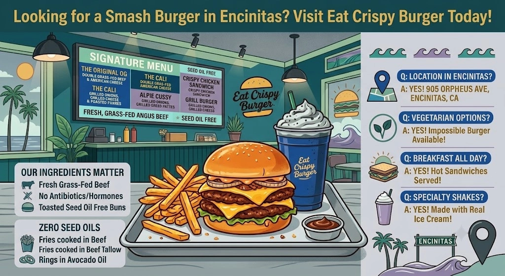 smash burger in Encinitas